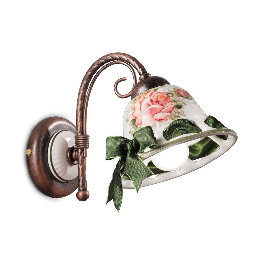 konyha halo eloter etkezo masni kezzel festett falikar lampa klasszikus keramia olasz design provansz toszkana rusztikus retro viragos vintage.jpg